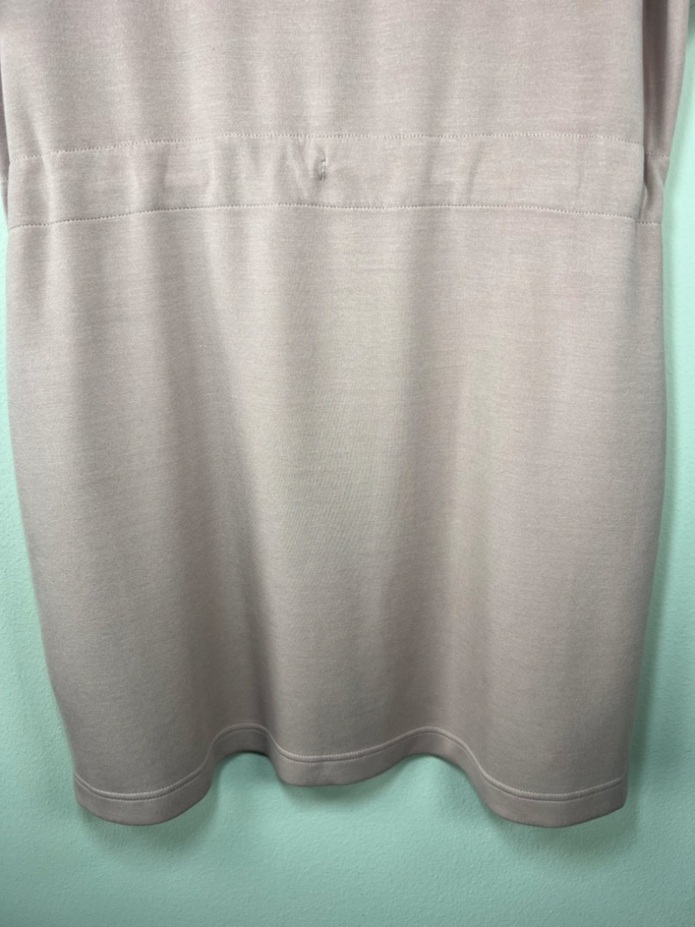 Varley Maple 2.0 Dress Brandy Rose Mini Short Sleeve Stretch Pocket Drawstring M - Picture 12 of 14